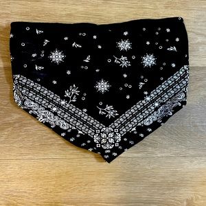 Cute Bandana Bandeau Crop Top